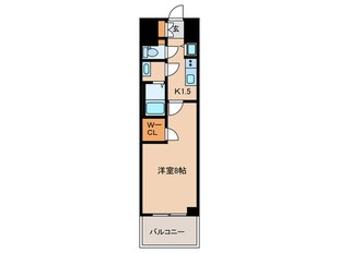 ﾌﾟﾚｻﾝｽｼﾞｪﾈ丸の内(402)の物件間取画像